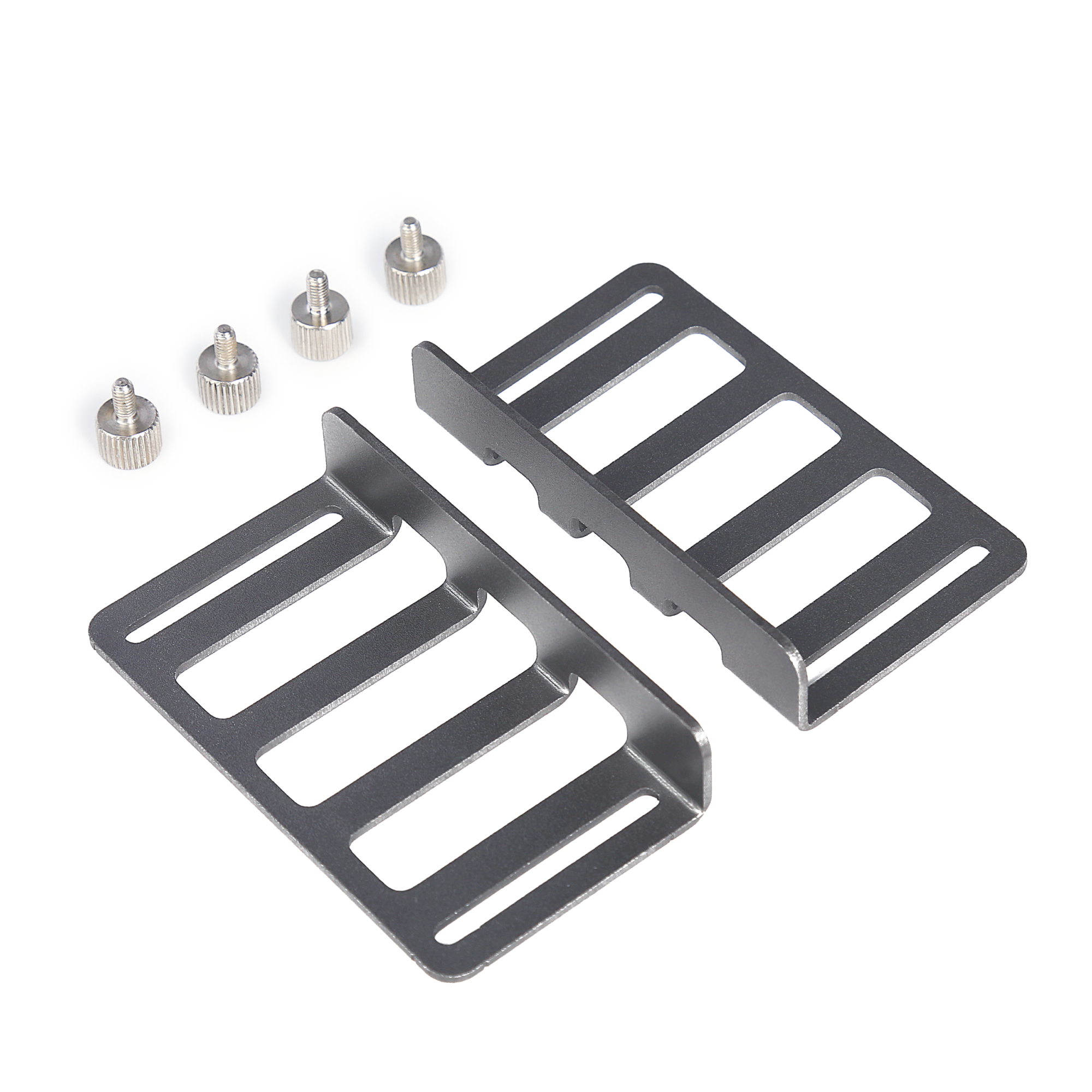 Aluminum guide plates and screws for the narrow edge printing module