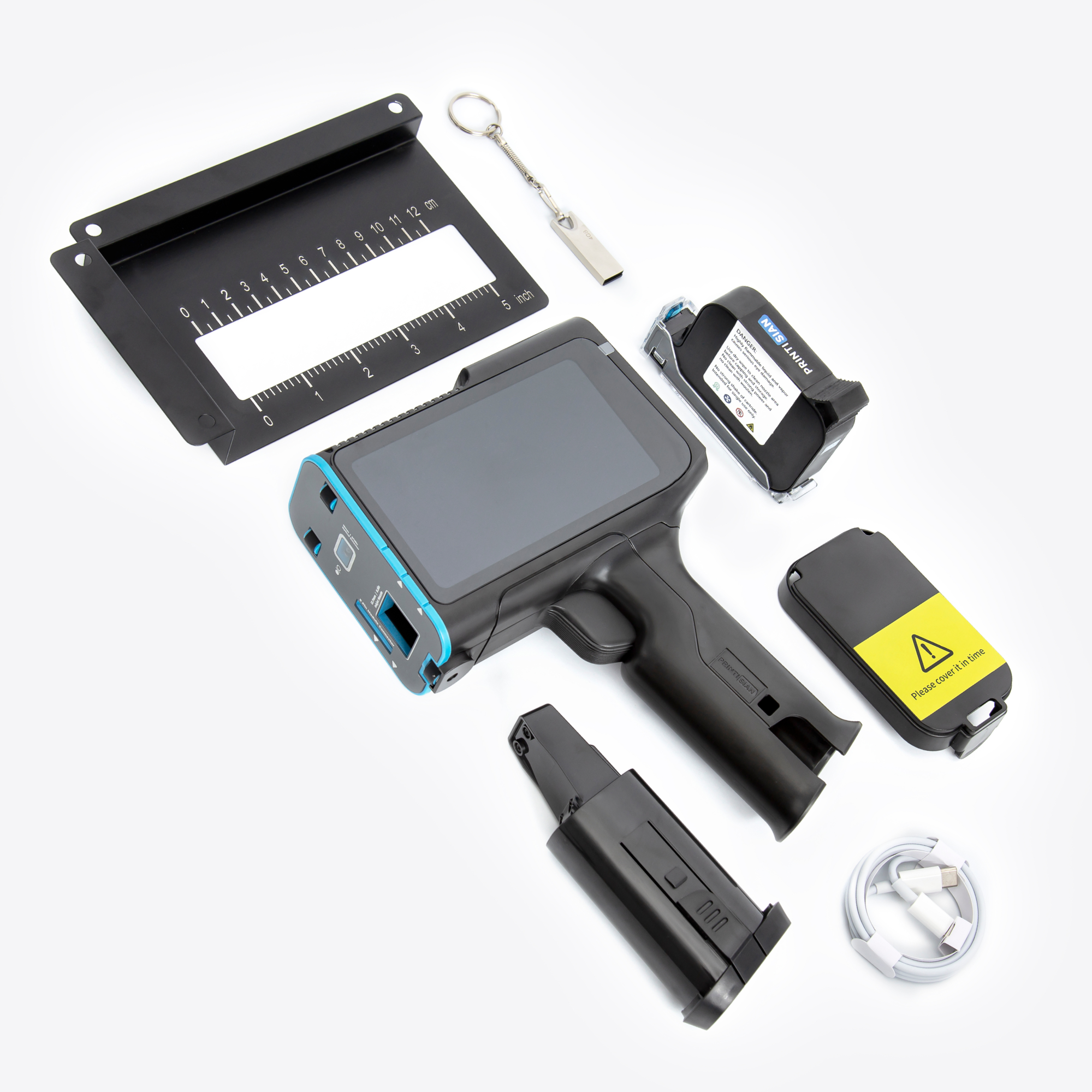 Printisian Starter Kit – 4th-Gen Handheld Inkjet Printer