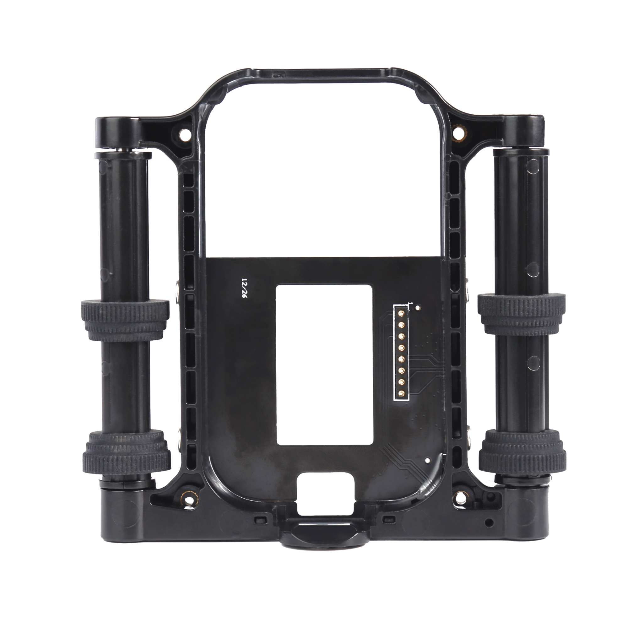 Rear view of the pipe printing module and printer connector
