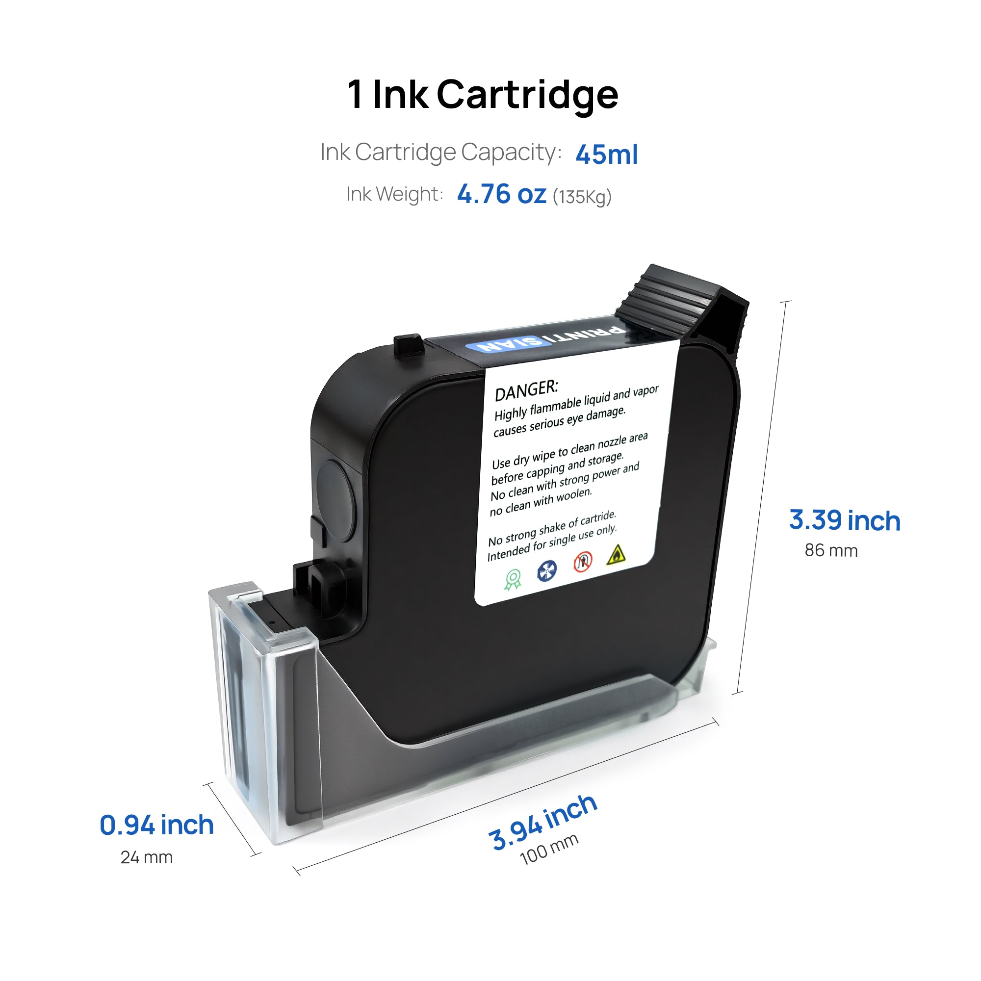 Fast-Drying Solvent Ink Cartridges