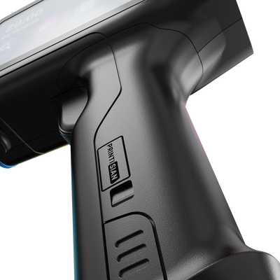 Custom logo placement on a Printisian portable inkjet printer handle