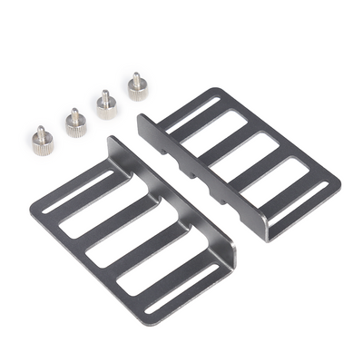 Aluminum guide plates and screws for the narrow edge printing module