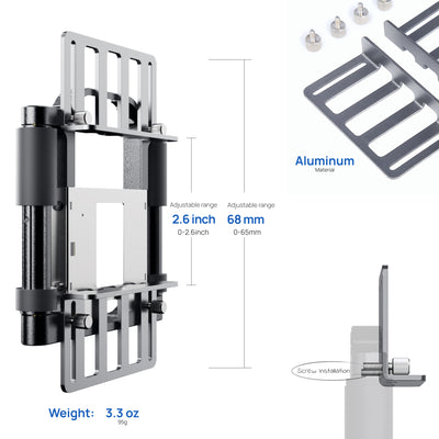 Printisian narrow edge module dimensions and aluminum guide plates
