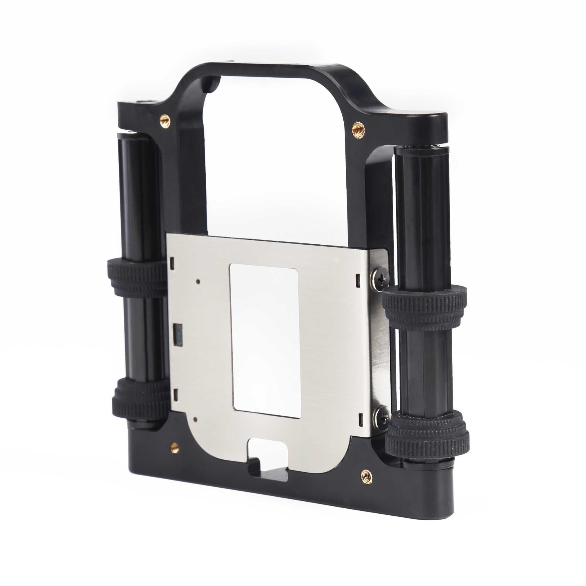 Printisian pipe module front view with adjustable guide rollers