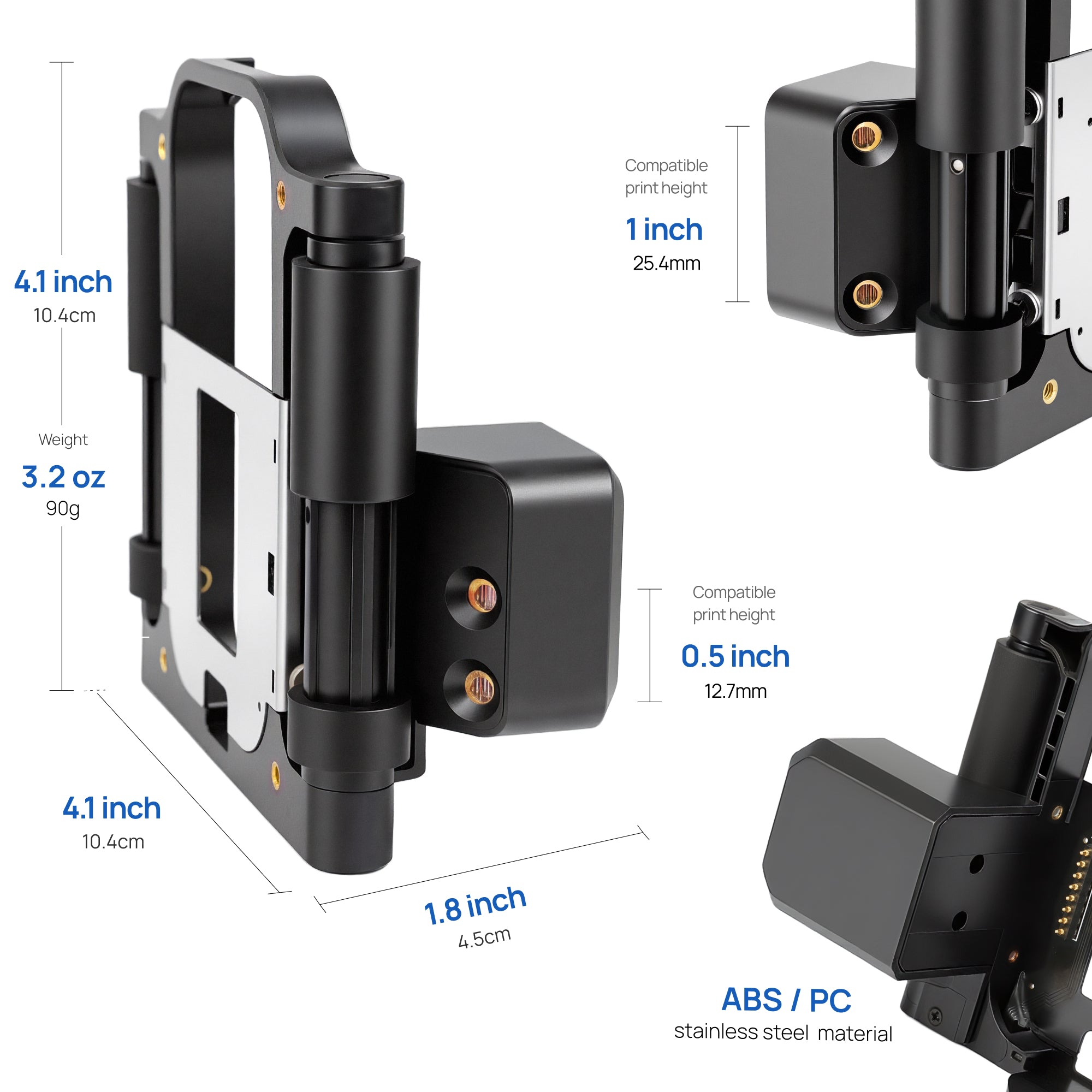 Printisian laser alignment module dimensions and printhead compatibility
